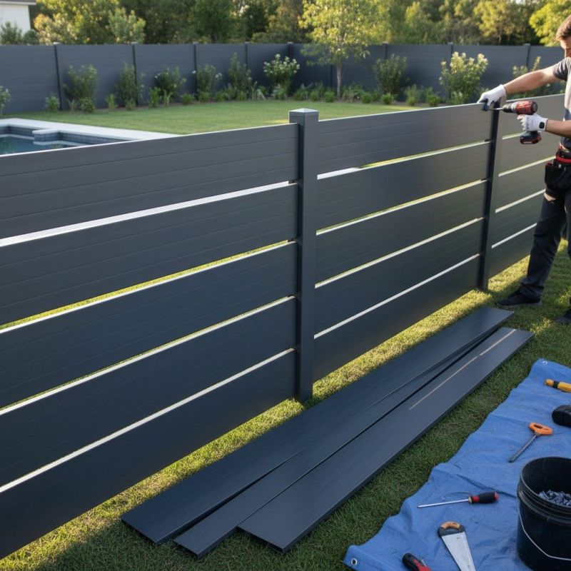 Privacy Fence Installation detail